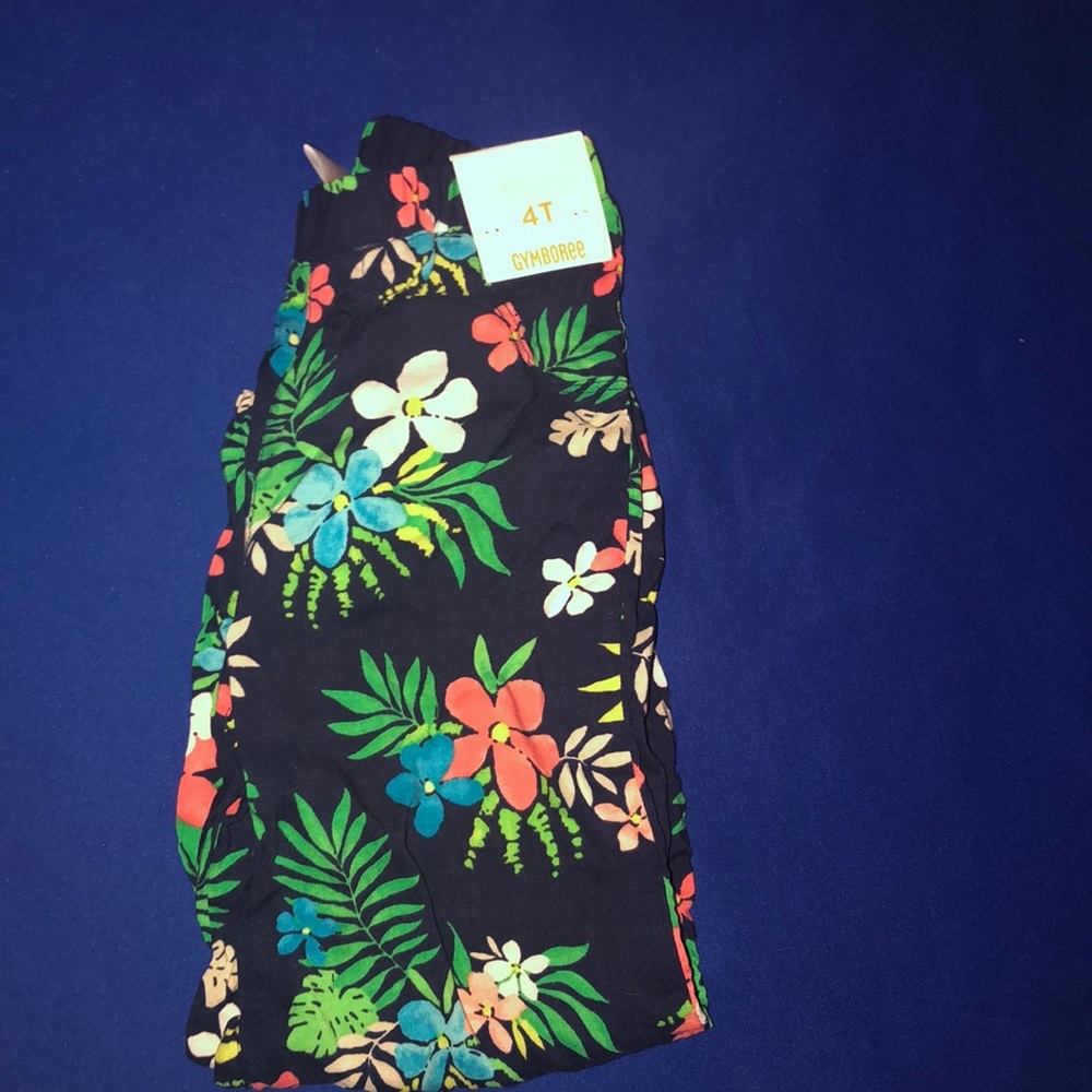 Floral print joggers